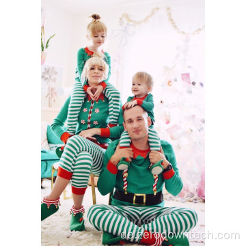 Frohe Weihnachten Drucken Familie Eisbär Weihnachtspyjamas